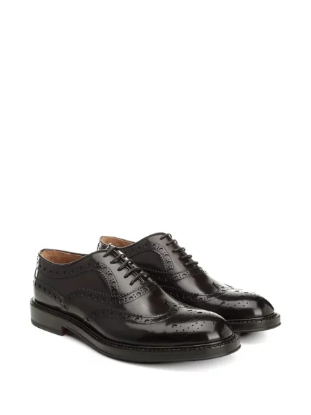 Brogues Corvari din piele maro