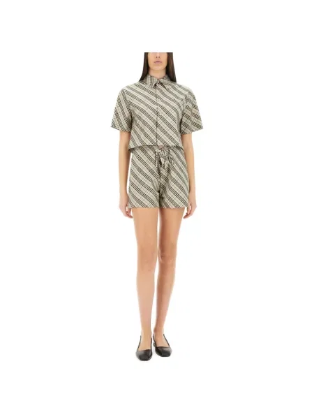 Szorty Burberry w kratę