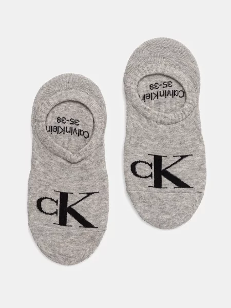 Calvin Klein Jeans ponožky s bavlnou šedé