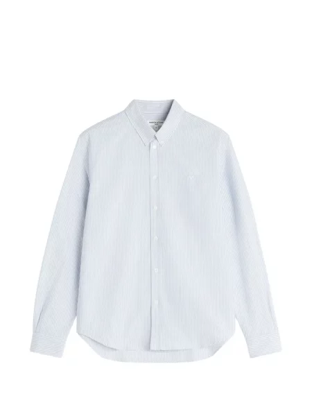 Раирана риза Maison Kitsuné бяло