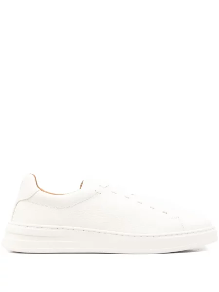 Sneakerși Henderson Baracco din piele alb