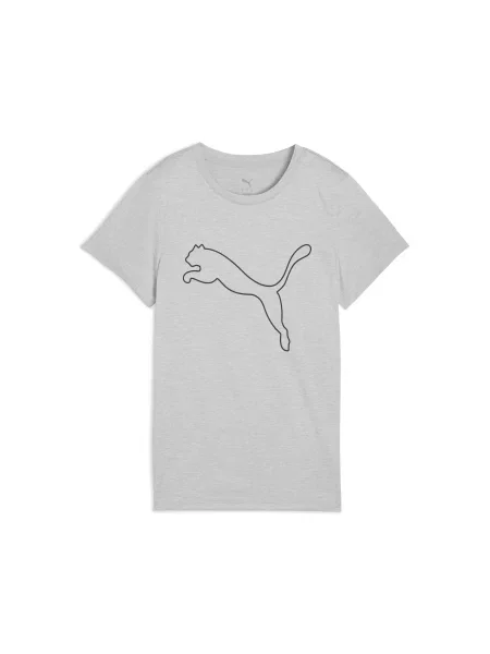 PUMA melanżowa koszulka TAD ESSENTIALS z logo Odzież XXS szary