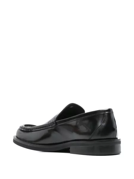 Pantofi loafer Poeve din piele negru