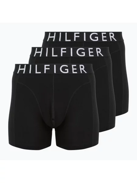 Boxeralsók Tommy Hilfiger Brief 3 pár black/black/black. Méret: XL fekete
