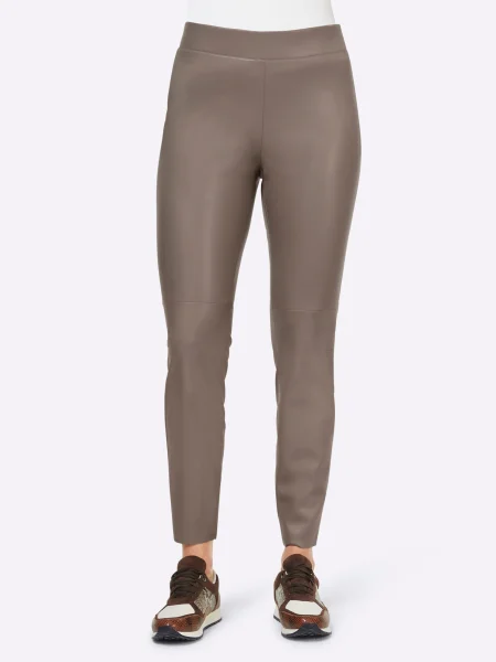 Heine Pantaloni taupe gri