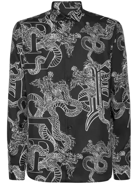 Cămașă Philipp Plein negru