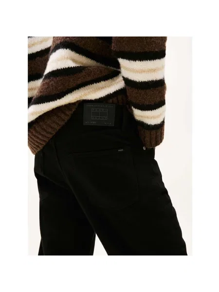 Blugi cu picior larg Tommy Jeans negru