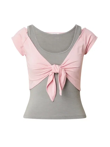 SHYX Tricou Clara închis / roz gri