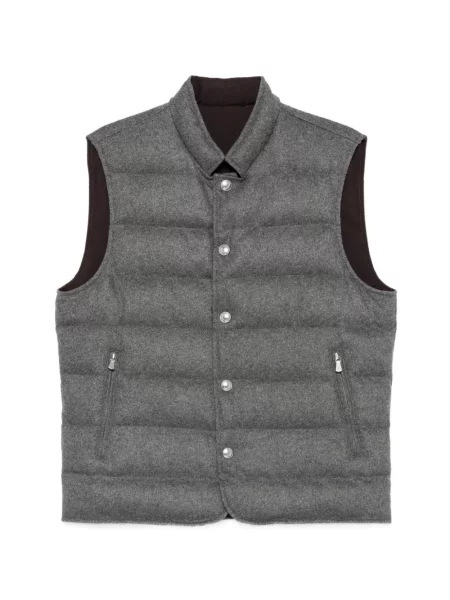 Reversibil vestă Eleventy gri