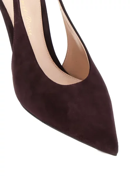 Pantofi cu toc Gianvito Rossi slingback maro