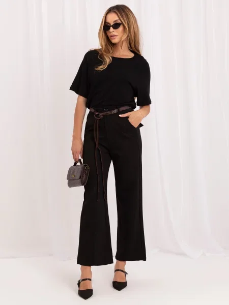 Hlače Italy Moda crna