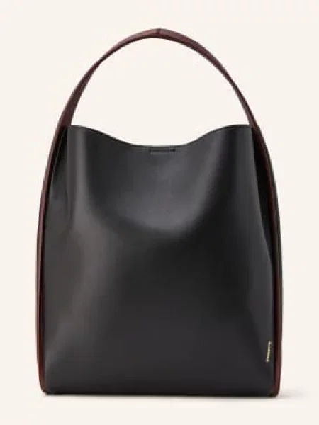 Jil Sander Torba Na Zakupy Pivot Tote schwarz czarna