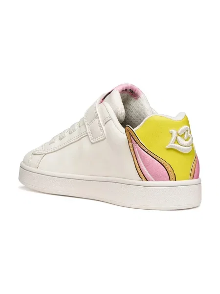 Geox Детски маратонки ECLYPER x Looney Tunes бяло