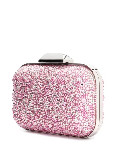 Geantă plic Jimmy Choo roz