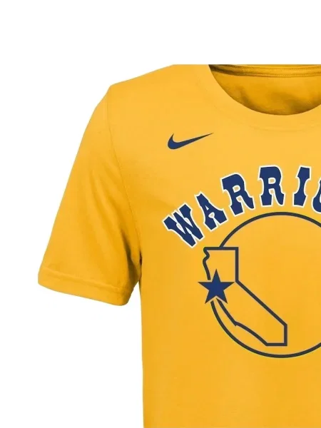 Велурена тениска Nike жълто