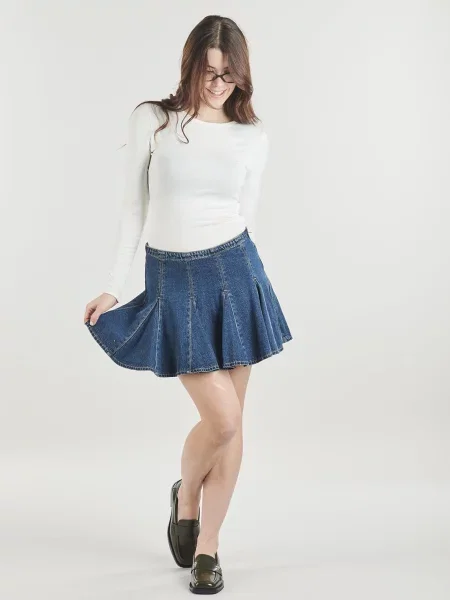 Malá mini mini sukňa Levi's modrá