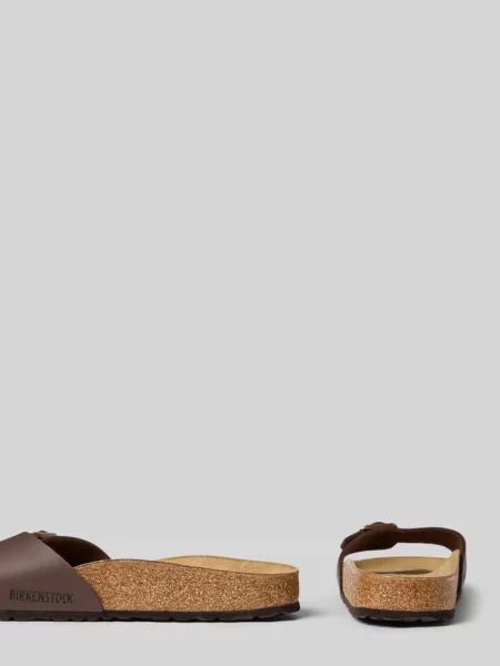 Klapki Birkenstock brązowe