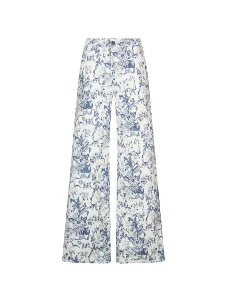 Jeansy dzwony Liu Jo dzwony białe