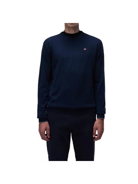 Napapijri Sweter Damavand blau granatowy