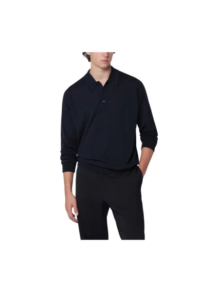 Sweter John Smedley wełniany niebieski