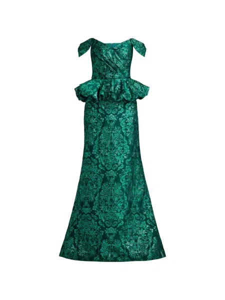 Rochie maxi Tadashi Shoji verde