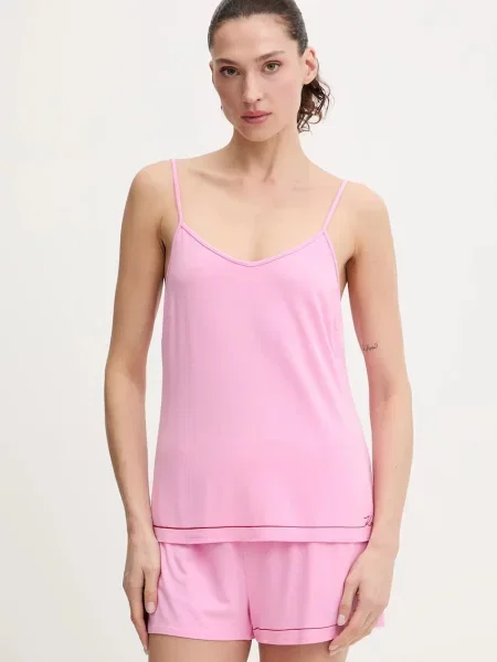 Піжама Karl Lagerfeld рожевий