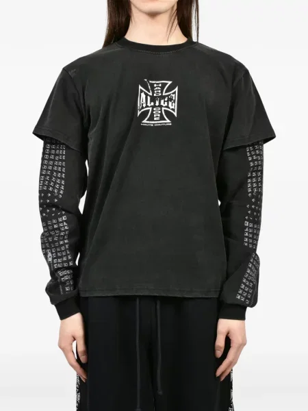 Tricou N.hoolywood cu imagine negru