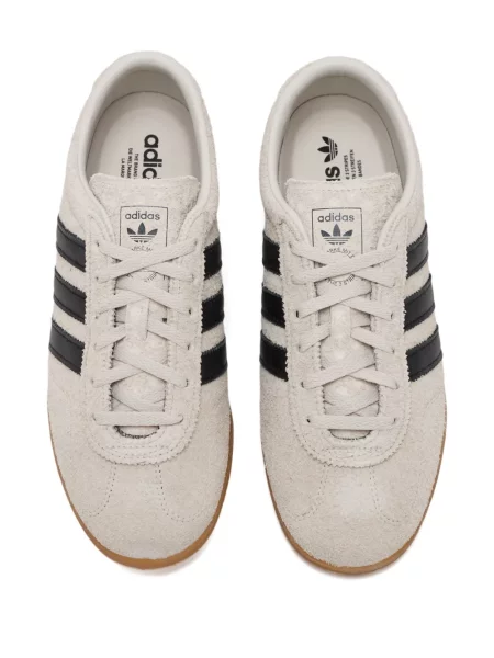 Prugaste tenisice Adidas Adizero s vezicama od brušene kože crna