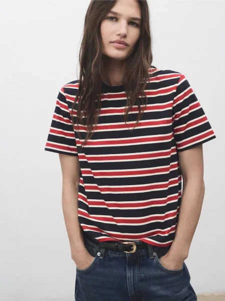 Футболка MANGO синій