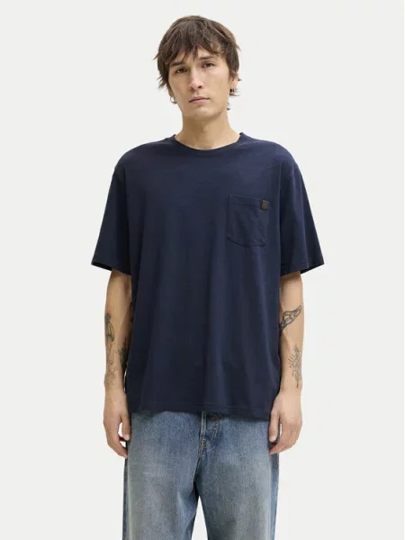 JACK & JONES Marškinėliai JJEDover tamsiai mėlyna