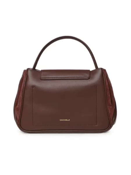 Torebka crossbody Coccinelle skórzana brązowa