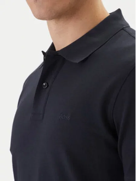 BOSS Polo majica Pallas Mornarsko modra
