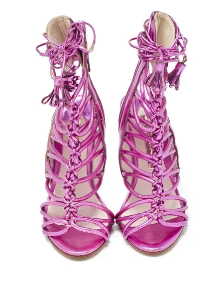 Sandale Sophia Webster din piele cu bretele violet
