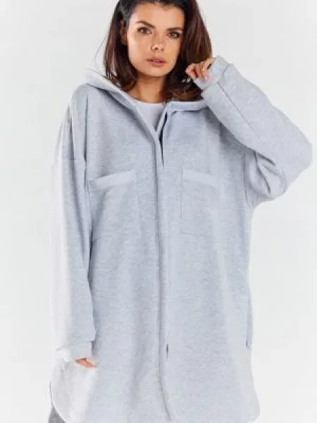 Bluza z kapturem Infinite You szara