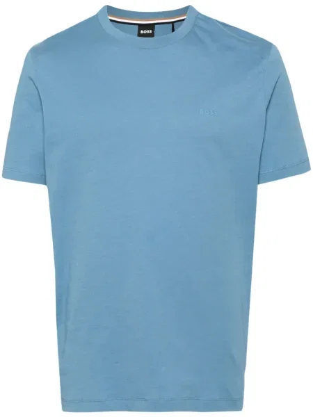 Tricou Boss cu autograf albastru