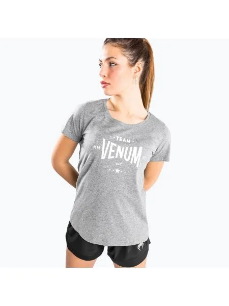 Venum Team дамска тениска light heather grey сиво