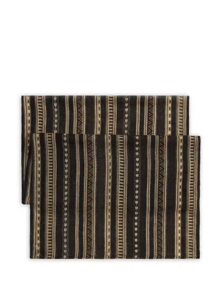 Fular Ralph Lauren Rrl cu dungi negru