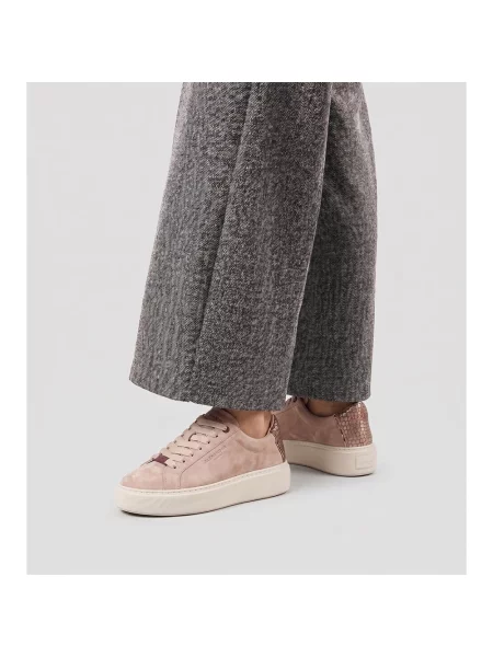 Sneakersy Alexander Smith skórzane beżowe