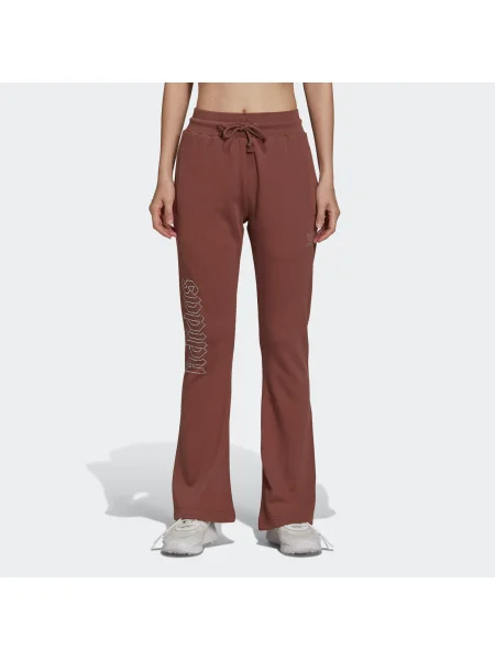 Nohavice adidas Originals hnedá