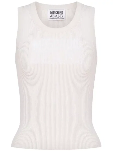 Podkoszulka Moschino Jeans prążkowana
