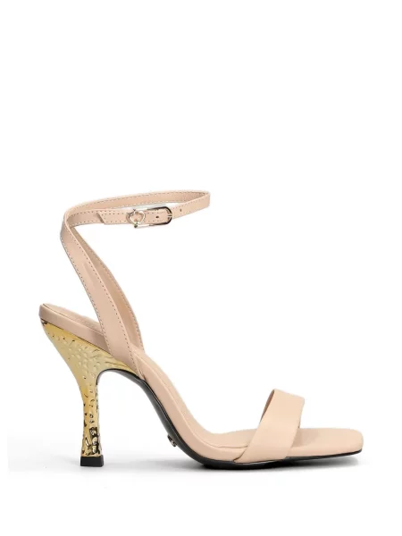 Sandale Gold & Rouge