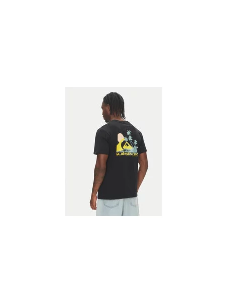 Quiksilver T-shirt Palm Lines Ss crna