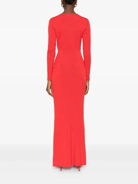 Rochie maxi Roserry de costum roșu