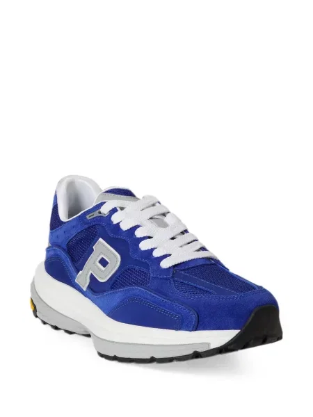 Τένις sneakers Polo Ralph Lauren με αυτόγραφο tweed μαύρο