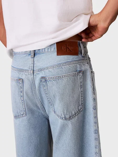 Короткі джинсові шорти Calvin Klein Jeans сині