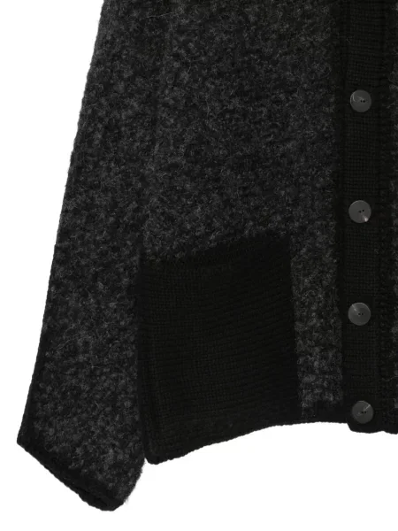 Cardigan Label Under Construction tricotate gri