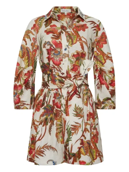 Rochie Cara Cara cu model floral de costum