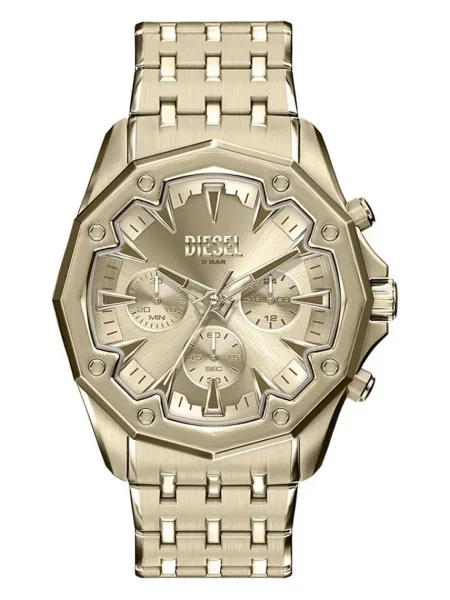 DIESEL Ceas analogic STINGER auriu