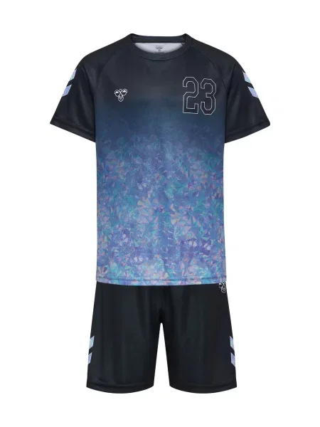 Hummel Costum de trening SHIMMER turcoaz / lila / negru alb