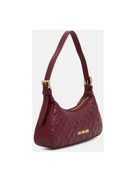Love Moschino torebka hobo z imitacji skóry brązowa